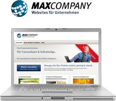 MAXCOMPANY Websites Homeoages